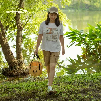 Открит къмпинг Див воден басейн Къмпинг Сгъваема кофа Кофа за съхранение на вода Кофа Измиване на плодове Измиване на зеленчуци