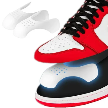 Протектори за гънки за обувки против бръчки Леки вложки за щит за обувки Протектор за маратонки Crack Toe Cap Support Shoe Stretcher 1