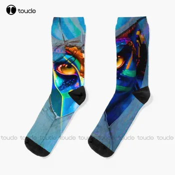 Светът на - Аватар - Neytiri чорапи мъжки чорапи персонализирани потребителски унисекс възрастни тийнейджър младежки чорапи 360 ° цифров печат подарък