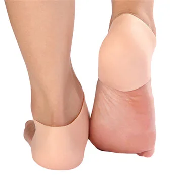 Силиконова грижа за краката Хидратиращ гел Чорапи за пети Напукан протектор за грижа за кожата на краката 1 чифт 10 см * 9 см (3.93 * 3.54 инча)