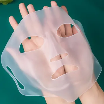 Силиконова маска за лице за жени, инструмент за грижа за кожата, висящ гел за уши, повдигащ гел за многократна употреба против стягане на бръчки, инструменти за фиксиране на ушите, 3D