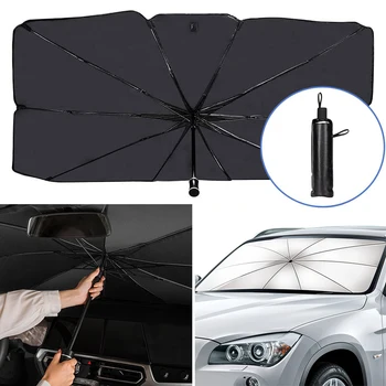 Чадър за кола Чадър за предно стъкло Слънцезащитен сенник Устойчива изолация Топлина Анти за Subaru Forester Crosstrek Legacy Impreza STI