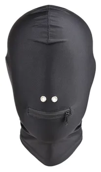 Черна маска за Хелоуин Маска за затъмняване Костюм Спандекс морф маска Парти костюм Възрастен абитуриентски бал Облечи маска 0